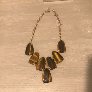 Kendra Scott necklace — Tigers Eye stone